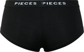 Pieces 4-Pack Dames shorts - Solid - S - Zwart