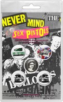 Sex Pistols - Never Mind the Bollocks - button - 5-pack