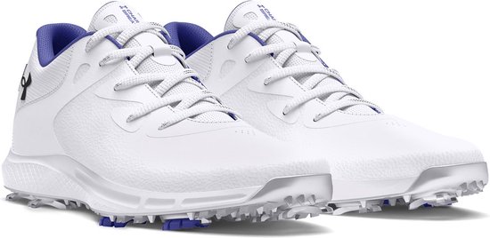 Foto: Dames golf schoenen ua charged breathe 2 wit spikes waterbestendigheid