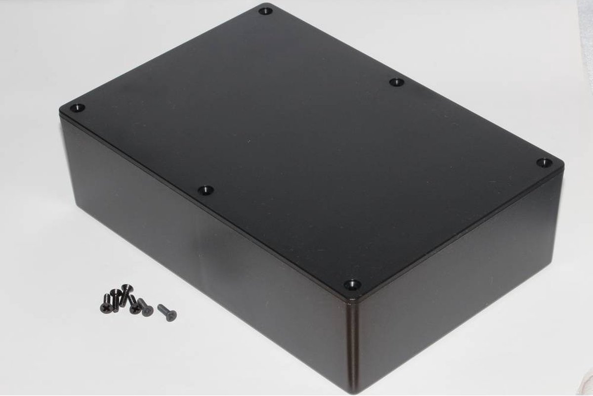Hammond Electronics 1591XXGBK Universele behuizing – 121 x 94 x 34 mm – ABS – Zwart