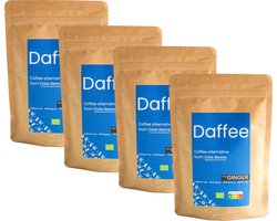 Daffee koffie, dadel koffie, een duurzame en heerlijke koffie alternatief gemaakt van geüpcycled dadel bonen, gezond, organisch, en caffeine vrij. gemixed met natural ginger mix kruiden. (4*250gr) Daffee koffie, dadel koffie, een duurzame en heerlijke koffie alternatief gemaakt van geüpcycled dadel bonen, gezond, organisch, en caffeine vrij. gemixed met natural ginger mix kruiden. (4*250gr)
