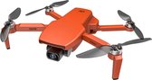 LUXWALLET SkyVortex - Drone GPS WiFi 5 Ghz - Drone à cardan 2 Axis - Retour à la Home - Zoom 50x - Distance 1000M - Suivi et contrôle Smart avec gestes de la main - Oranje