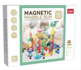 KEBO magnetisch speelgoed - magnetic tiles - magnetische tegels - magnetische bouwstenen - constructie speelgoed - montessori speelgoed - knikkerbaan 120pcs - kbkg-120