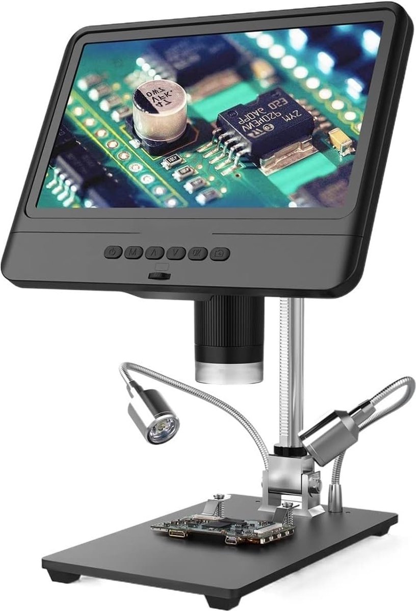 Digitale Microscoop - AD210 - Zwart - 4X Vergroting - LED Lamp