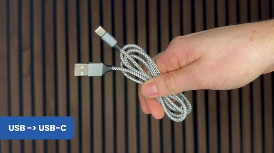 USB C Kabel - USB naar USB C - 60W - 2 Meter - USB-C Kabels - USB C
