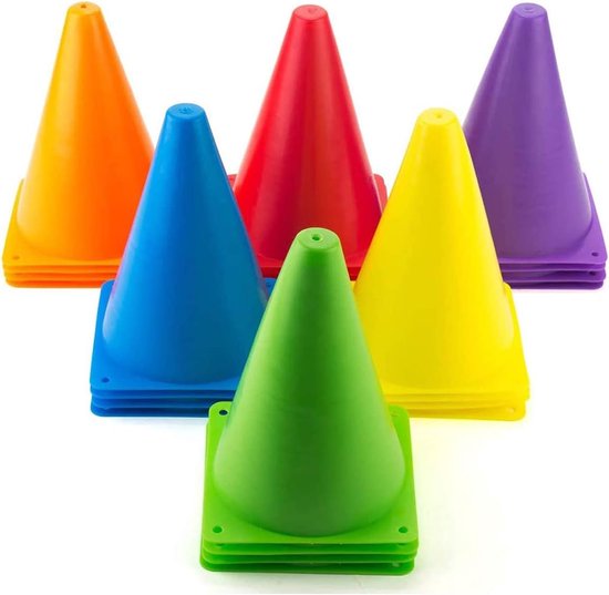 Pionnen genummerd set 1 t/m 30 - Kegels met nummers - Set van