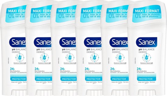 Sanex Deo Stick Dermo Protector - Voordeelverpakking 6 x 65 ml