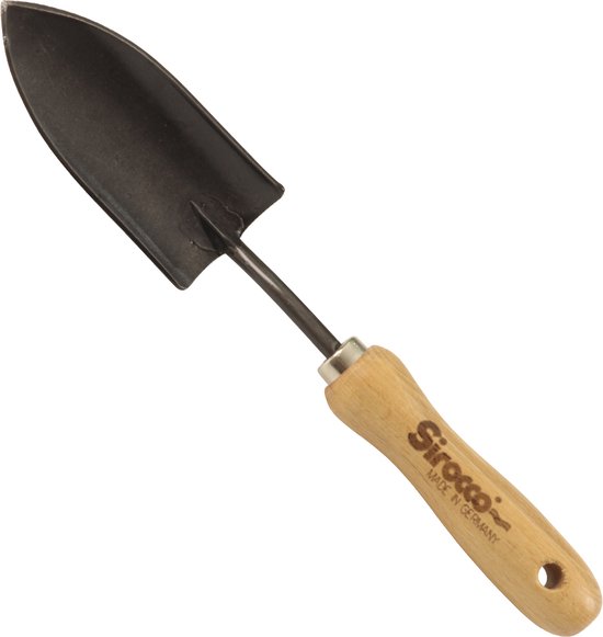 Sirocco, Petite pelle à planter avec manche en bois de hêtre (14cm)