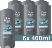 Dove Douchegel Men+ Care Eucalyptus + Mint - 6 x 400 ml - Voordeelverpakking