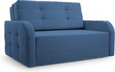 Canapé Innovant avec Fonction de Couchage, Mobilier Lounge, Design Elegant - Porto 120 - Bleu Foncé (BRAGI 86)