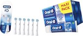 Vanavondinhuis - 6 Oral-B iO Ultimate Clean - Opzetborstels - + Professional Protection - Tandpasta 4x75ml