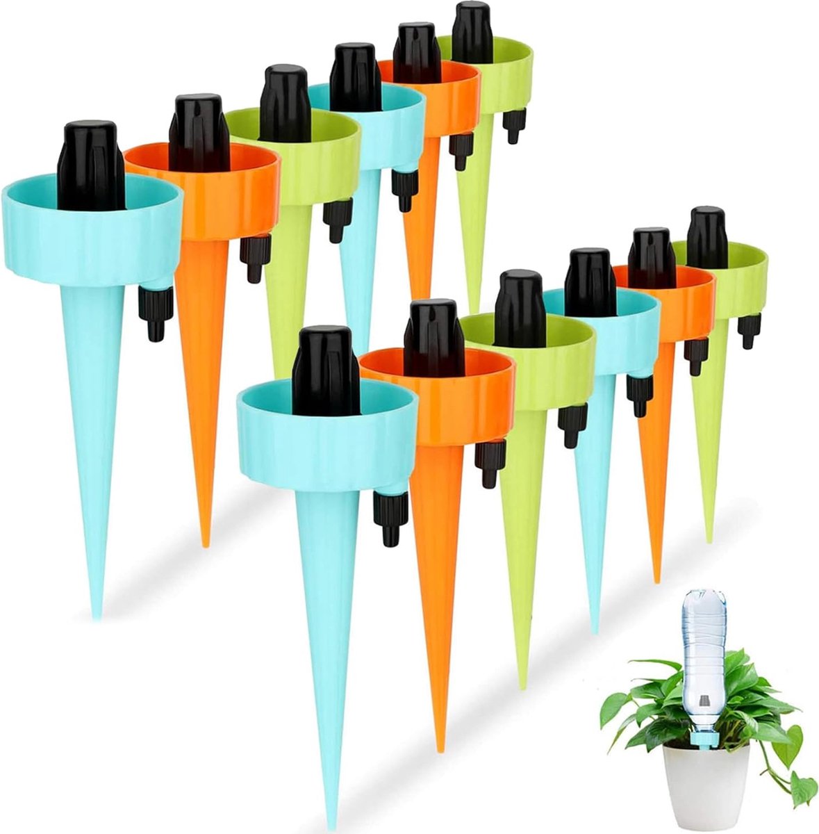 12 stuks automatische irrigatieset automatische irrigatieset planten irrigatie op vakantie potplanten tuin planten bloemen irrigatiesysteem