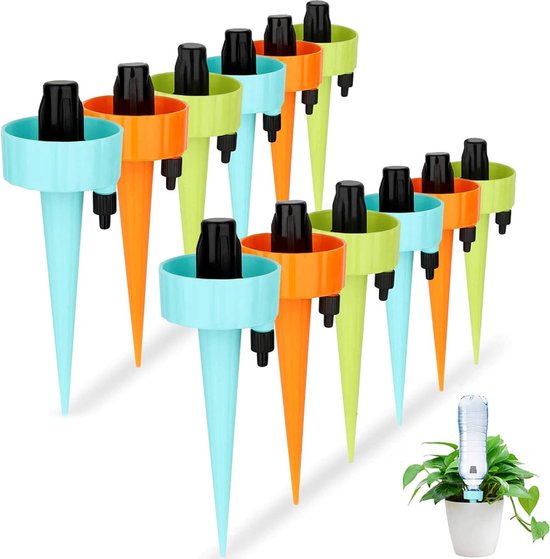 4 stuks keramische druppel irrigatie automatische irrigatie mondstuk, automatische irrigatie van waterflessen, binnen- en buitenplant druppelirrigatie