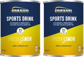 2x Maxim Sports Drink Citron frais 480g
