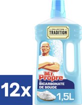 Nettoyant tout usage au bicarbonate Mr Proper (Pack économique) - 12 x 1,5 l