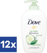 Dove Handzeep Komkommer en Groene Thee (Voordeelverpakking) - 12 x 250 ml