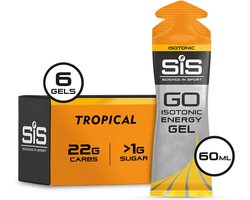 Science in Sport - SiS Go Isotonic Energygel - Energie gel - Isotone Sportgel - Tropical Smaak - 6 x 60ml