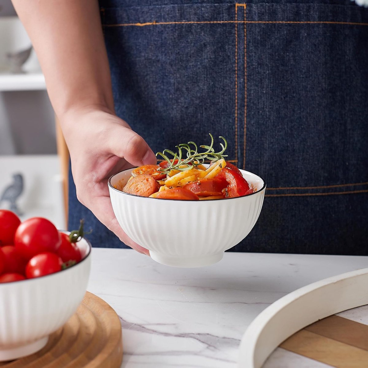 Cereal Bowls Keramische kom Set - Soepkommen Set van 6
