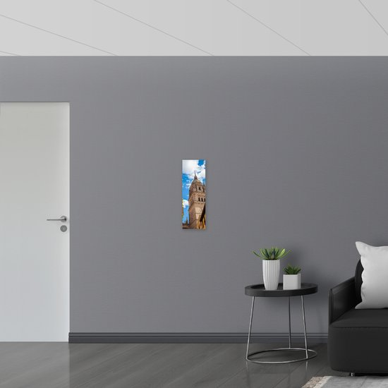 Poster (Mat) - Kathedraal - Stad - Gebouw - 20x60 cm Foto op Posterpapier met een Matte look