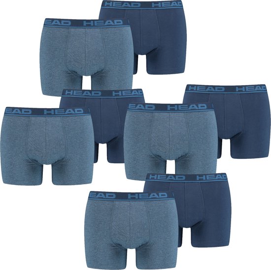 HEAD Boxers Homme Basic Boxer 8 Pack Blauw