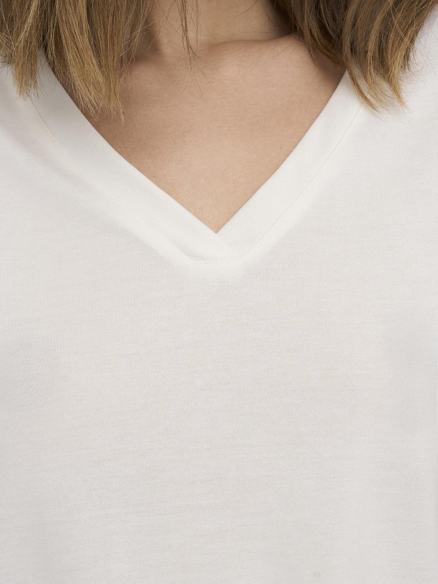 ONLY - ONLFREE S/S MOD.V-NECK TOP JRS Dames Top