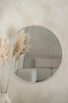Nordic Style® Wandspiegel 100x100cm | Mat Wit | Scandinavische Spiegels | Cirkel | Wandspiegel | Badkamerspiegel | Gangspiegel