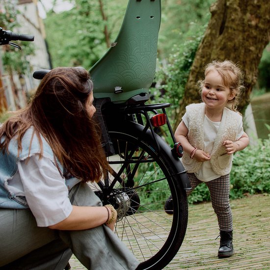 Urban Iki Fietsstoeltje Achter Ta–ke MIK HD - Icho Green/ Bincho Black van Urban Iki — afbeelding 4
