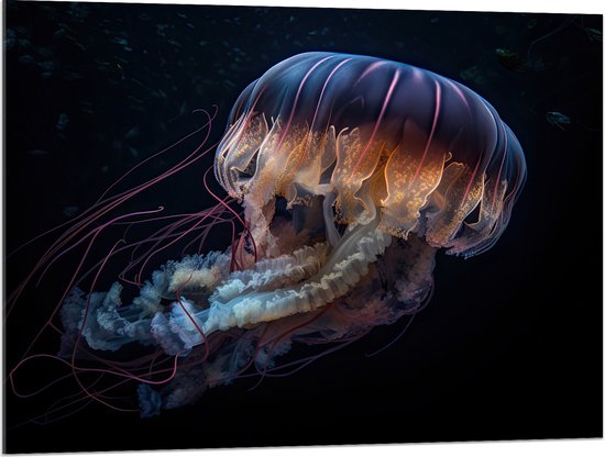 Acrylglas - Kwal - Oceaan - Zee - Onderwaterleven - 100x75 cm Foto op Acrylglas (Met Ophangsysteem)