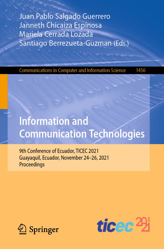 Communications in Computer and Information Science1456- Info ... - cover