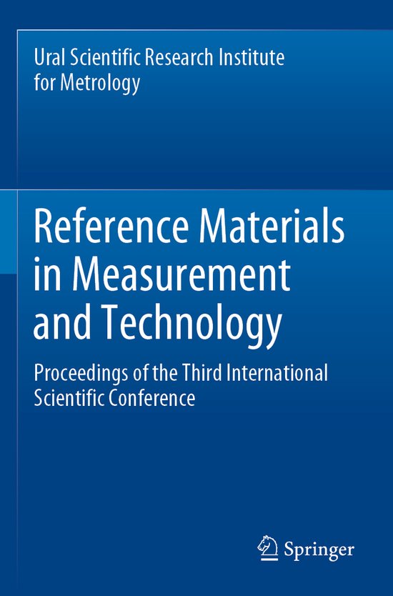 Reference Materials in Measurement and Technology - cover