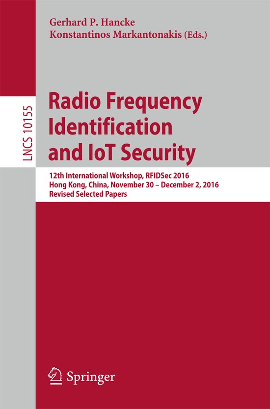 Radio Frequency Identification and IoT Security - cover