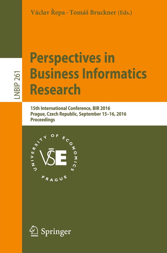 Lecture Notes in Business Information Processing261- Perspec ... - cover