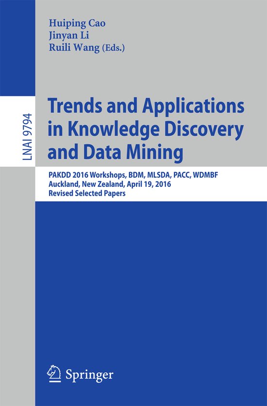 Trends and Applications in Knowledge Discovery and Data Mini ... - cover