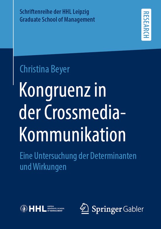 Schriftenreihe der HHL Leipzig Graduate School of Management ... - cover