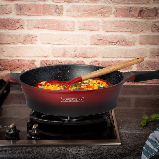 30cm gesunde 3 lagige Induktionskoch Wok Woks Bratpfanne aus rostfreiem Stahl Al