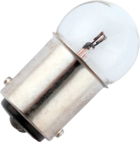 Lampe de véhicule Schiefer | Ba15d G18x35 12V 25W Transparent