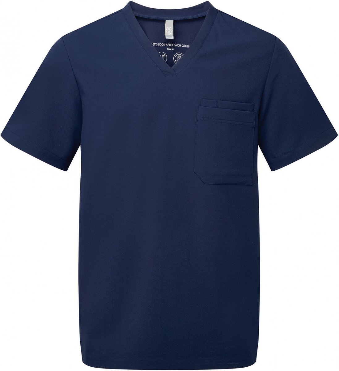 Schort/Tuniek/Werkblouse Heren S Onna Navy 42% Polyester, 33% , 19% Viscose, 6% Elasthan
