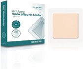 Kliniderm Foam Silicone schuimverband met Border 7,5x7,5cm Klinion