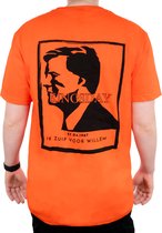 Koningsdag T-shirt Oranje T-shirt Unisex Kingsdag Maat S