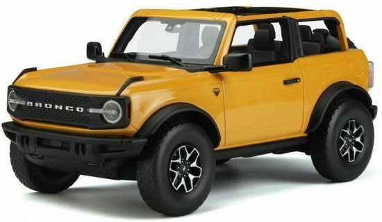 Maquette résine GT Spirit GT858 - Ford Bronco Badlands Cyber Orange 2021 1/18