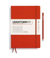 Leuchtturm notitieboek fox red lined composition hardcover b5 178x254mm