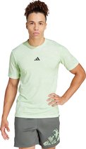 adidas Performance Power Workout T-shirt - Heren - Groen- XL