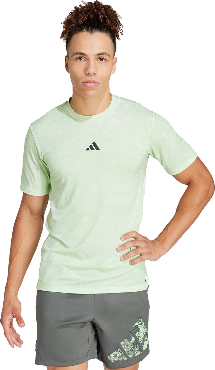 adidas Performance Power Workout T-shirt Heren Groen