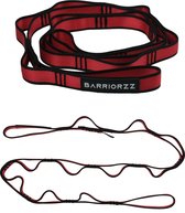 BARRIORZZ Dip Belt touw/rope Rood 125cm - - Weight belt Touw/Rope - Vervanging voor ketting - comfortabel & duurzaam - belastbaar tot 1000kg - Calisthenics Streetlifting