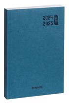Agenda Brepols 2024-2025 - ECO PURE - Aperçu quotidien - Blauw - 11,5 x 16,9 cm