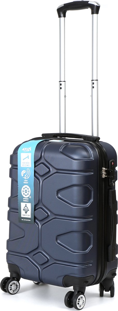 A To Z Traveller CompaTrav - Handbagage 55cm - 38L - Marine blauw - TSA Slot