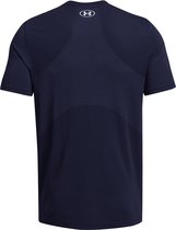 T-shirt sans couture Under Armour Vanish de couleur bleu marine.