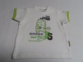 T shirt - Korte mouw - Jongens - Wit - Superteam - 18 maand 86