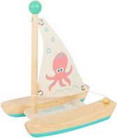 Small Foot - Badspeelgoed Houten Catamaran Octopus