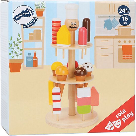 Small Foot - Houten Luigi IJskraam, 16dlg. van Small Foot — afbeelding 3